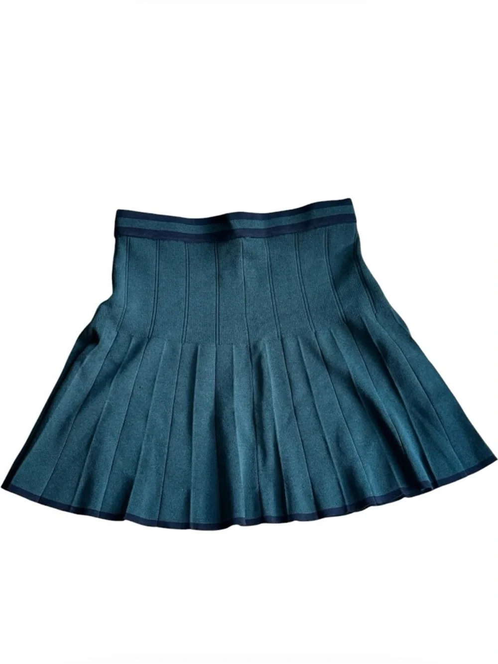 House of Harlow 1960 Dark Green Pleated Mini Collegiate Golf Tennis Skirt Small - Picture 3 of 9